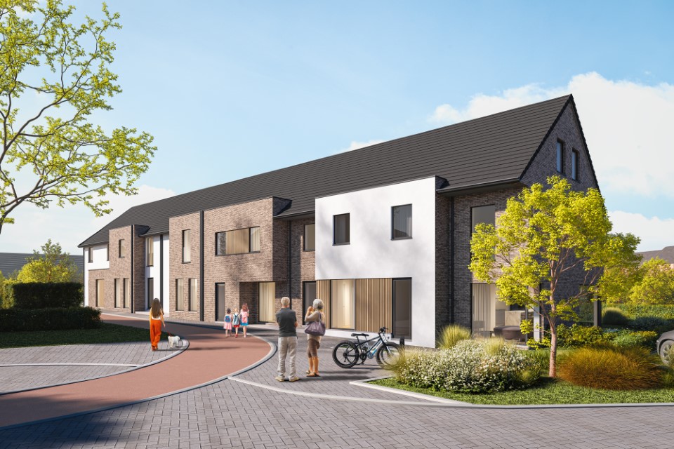 Nieuwbouwproject vlakbij Brugge