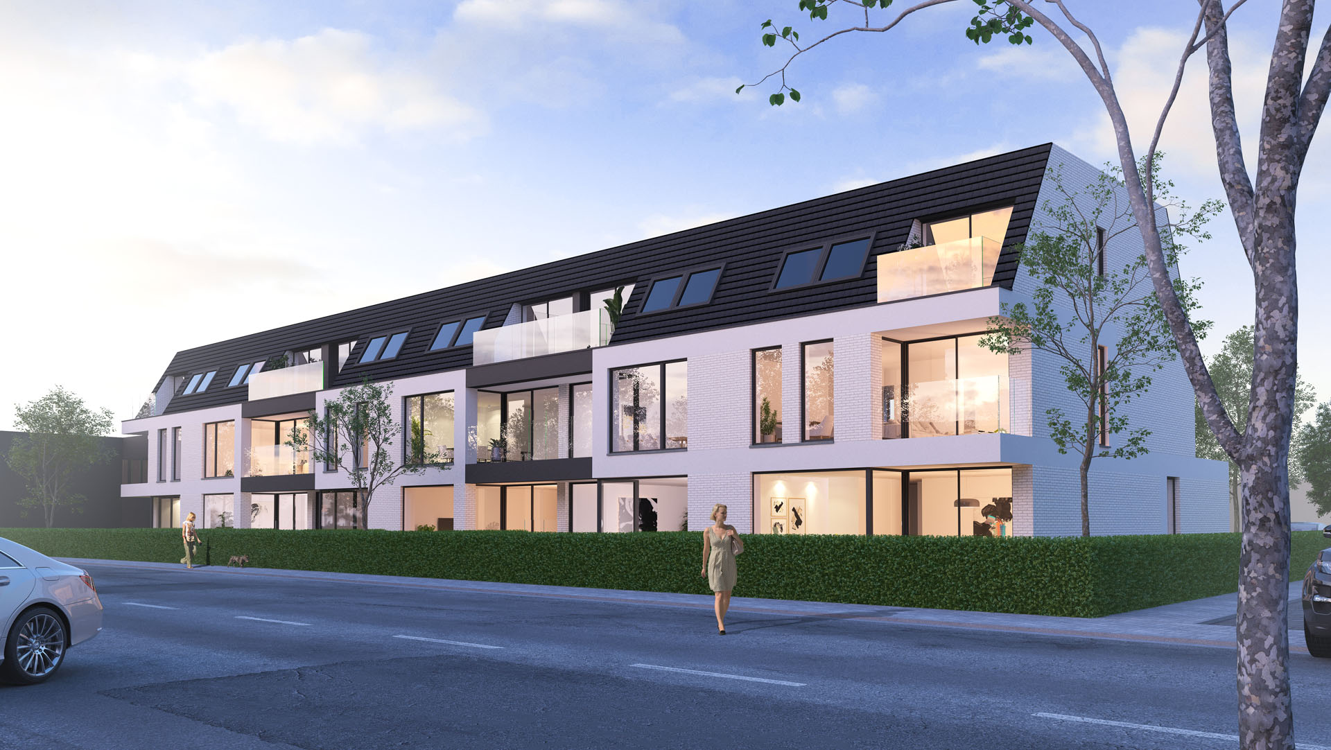 Ondergrondse parkeerplaats met bijhorende berging