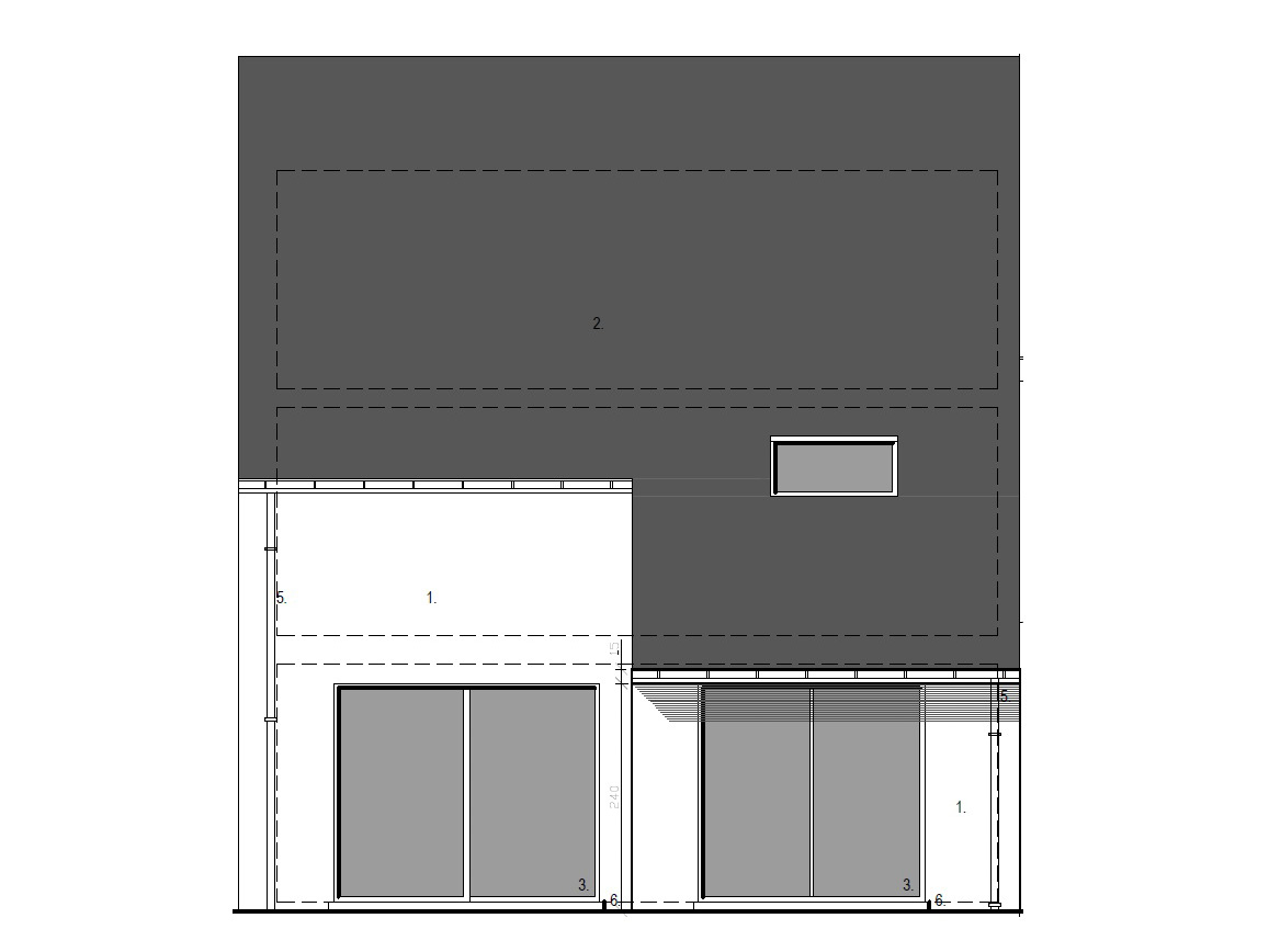 Moderne hoekwoning