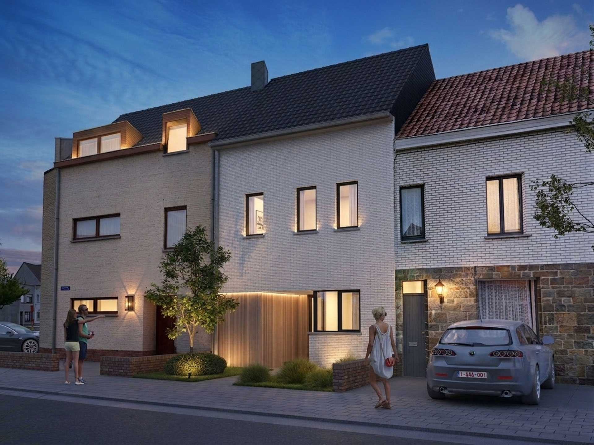 Energiezuinige rijwoning