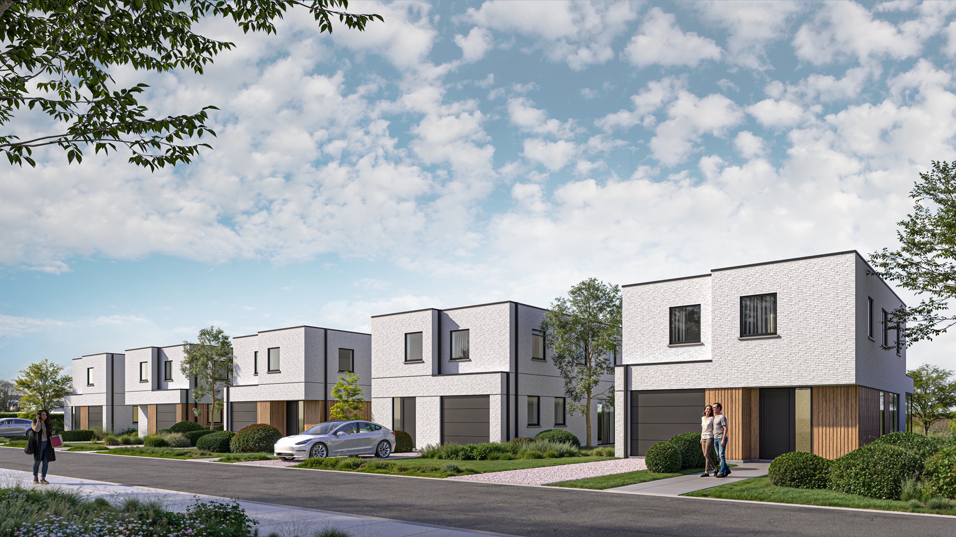 Landelijk gelegen nieuwbouwwoningen
