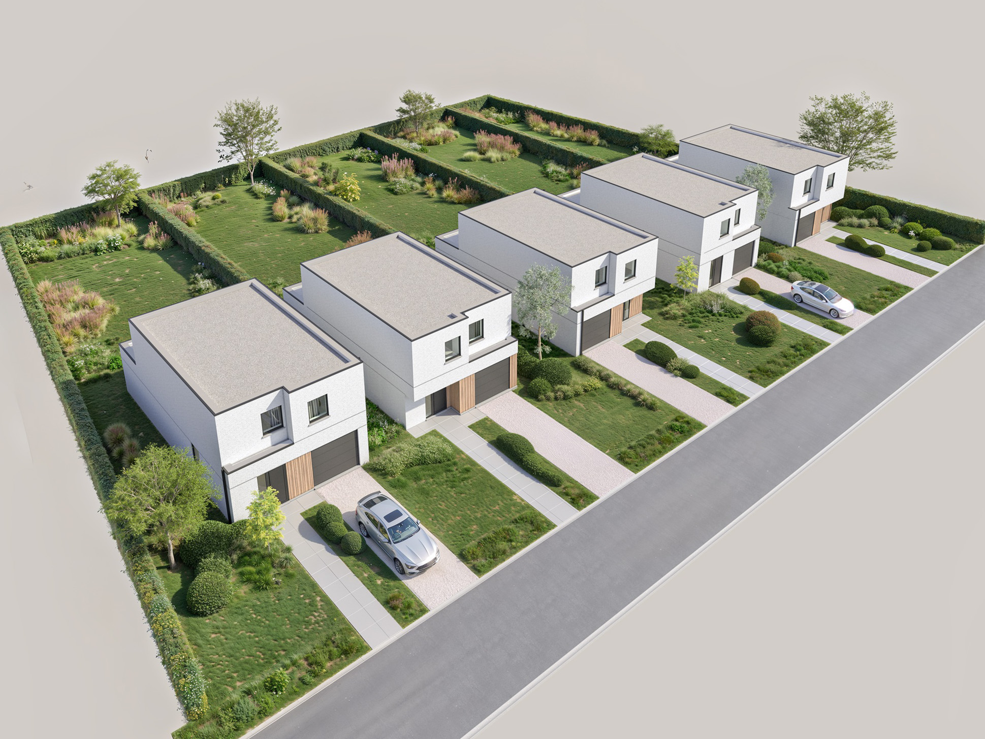 Landelijk gelegen nieuwbouwwoningen