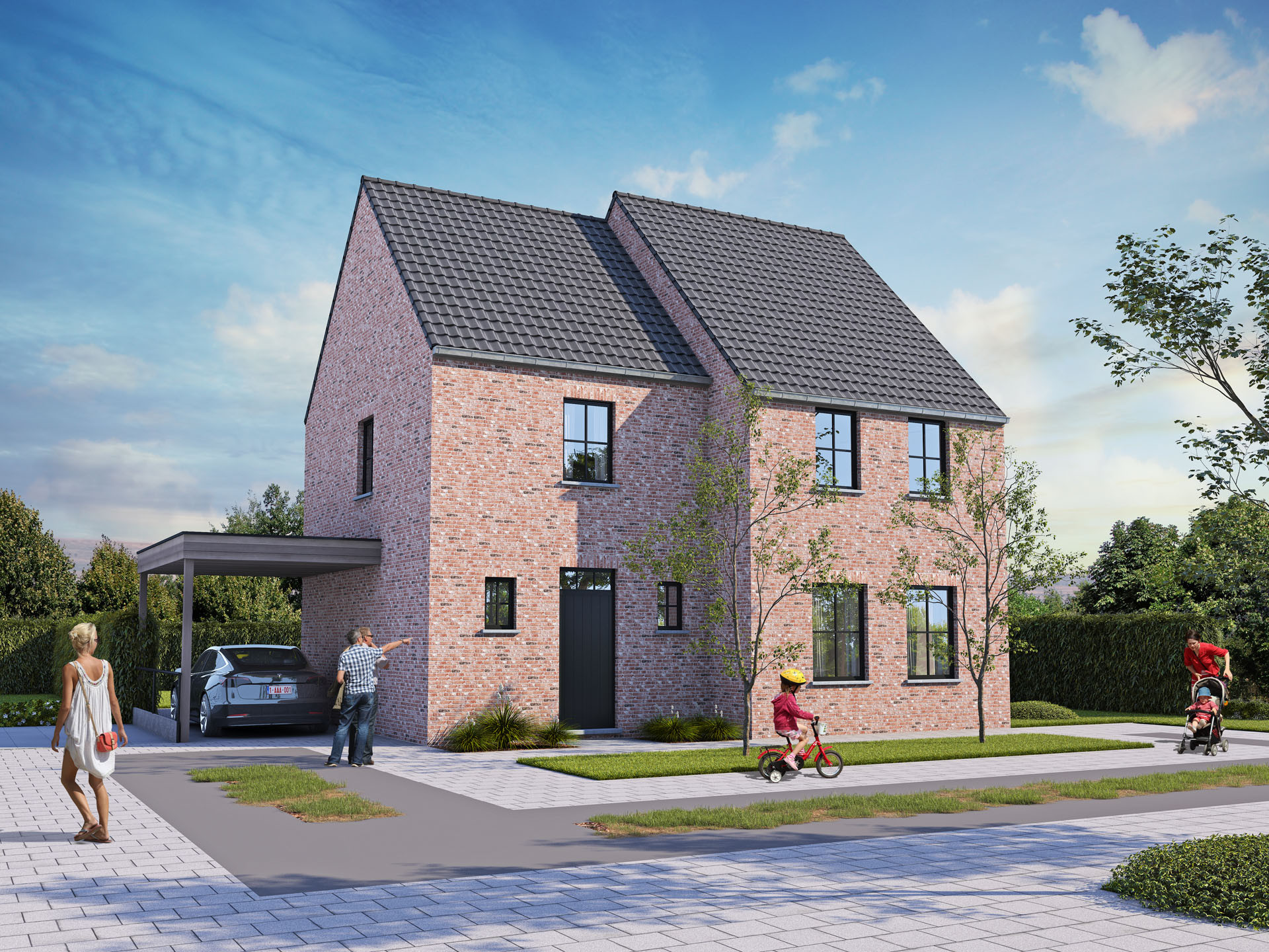 Nieuwbouwwoning Muntestraat Hertsberge