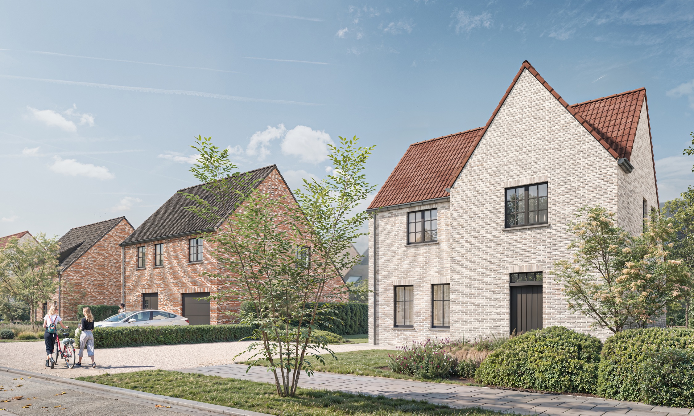 Landelijke woningen Loppemsestraat Zedelgem