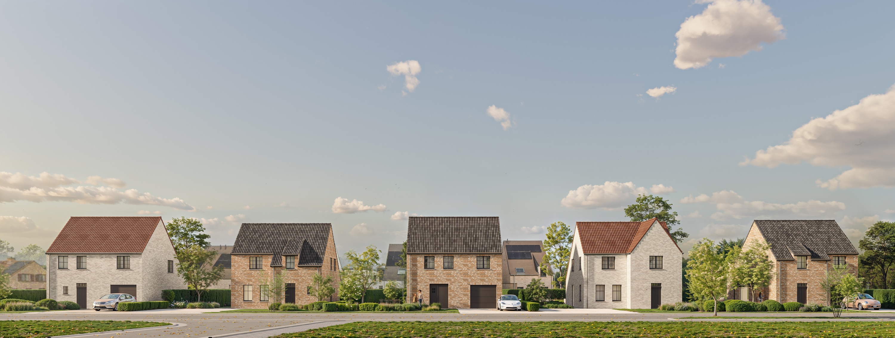 Landelijke woningen Loppemsestraat Zedelgem